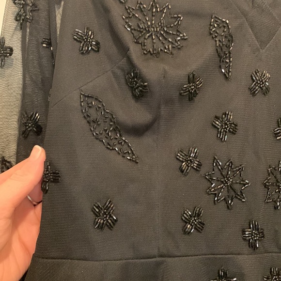 Adrianna Papell | Beaded Long Sleeve Top - Picture 9 of 9